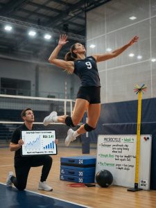 Mehr über den Artikel erfahren Wie verbessert man seine Sprungkraft für Volleyball?